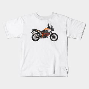 1290 Super Adventure Bike Illustration Kids T-Shirt